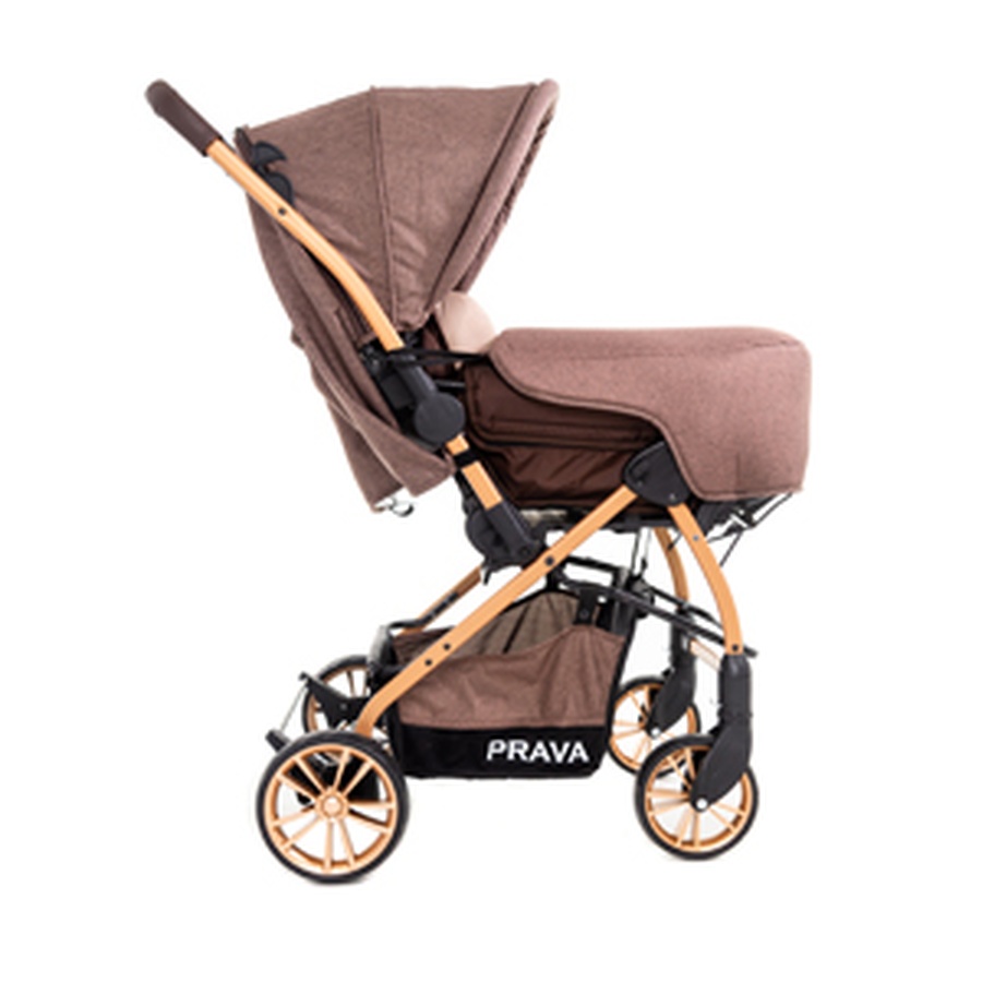 PRAVA P11 Dream Plus Tablalı Gold Kahve Bebek Arabası